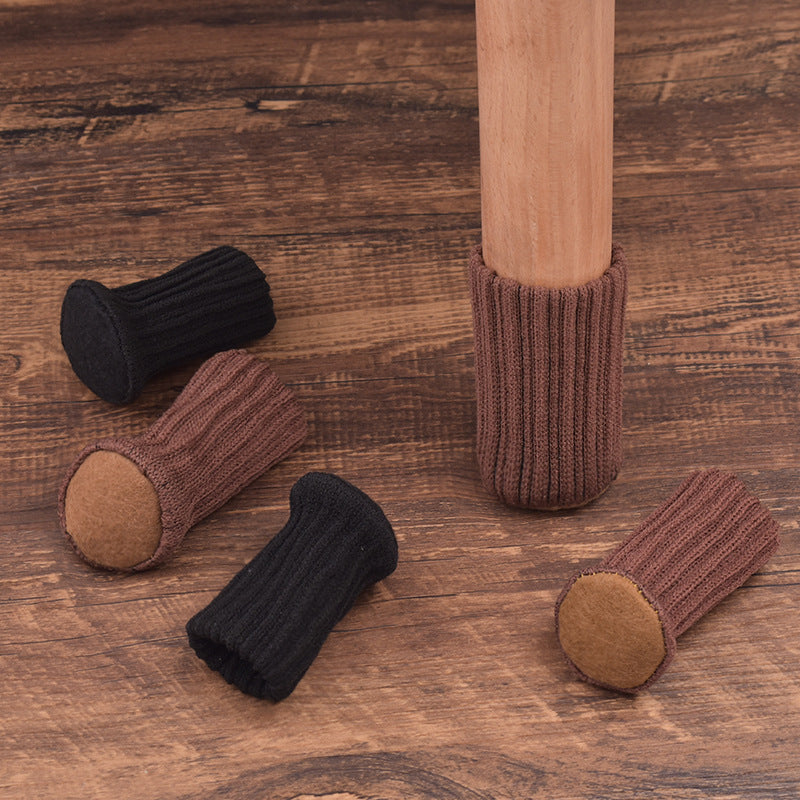 10pcs Felt Cloth Table And Chair Foot Cover Wool Floor Protective Cover Thick Wear-Resistant Non-Slip Mute Stool Chair Felt Foot Pad
