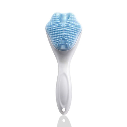 Cat Claw Face Wash Brush Silicone Long Handle Cat Claw Brush Soft Silicone Pore Cleaning Brush Facial Cleanser