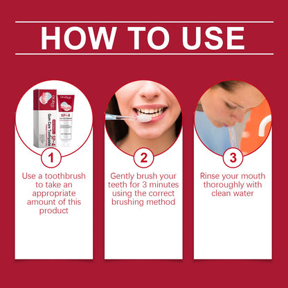Gum Care Toothpaste Gently Brightening Teeth, Cleaning Yellow Stains And Improving Tooth Enamel