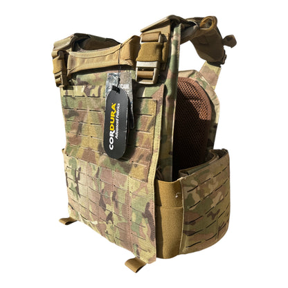 NIJ Certified LEVEL IV Crusader 2.0 Kit (2) 10x12 Front/Back Ceramic Plates + Crusader 2.0 Carrier