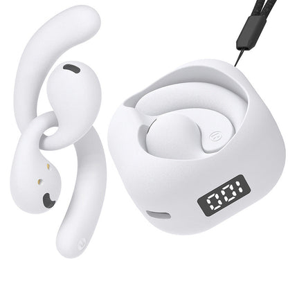 Frosted H8 Bluetooth Earphones with Ultra Long Battery Life OWS Non In Ear External Hanging Wireless Earphones