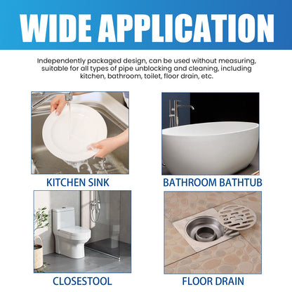 Pipe Unclogging Cleaning Tablet Kitchen Toilet Sewer Pipe Blockage Cleaning Unclogging Remove Odors