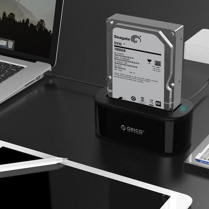 ORICO 6218US3 External HDD Docking Station 5Gbps USB 3.0 to SATA HDD Case Support UASP for 2.5/3.5 inch HDD/SSD 8TB