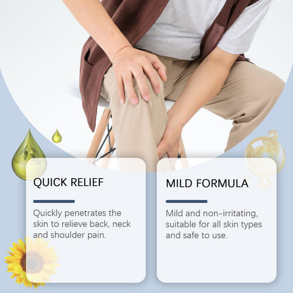Body Care Oil, Ease Back, Neck And Shoulder Discomfort And Improve Flexibility Massage Oil