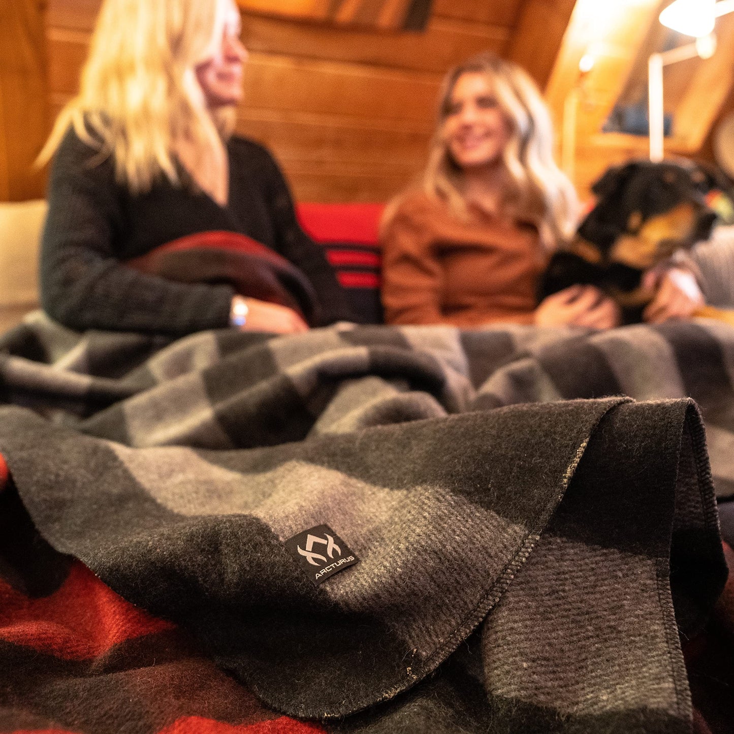 Arcturus Military Wool Blanket - Warm, Thick, Washable - Great for Outdoors, Camping, Stadium Blanket, Picnics, Travel - Car & Bushcraft Survival Kits