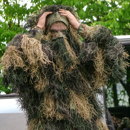 Arcturus Warrior Ghillie Suit - Camouflage Hunting Suit for Men, Military, Hunters, Snipers & Airsoft