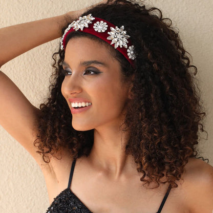 Retro Baroque Pearl Water Diamond Hair Accessories