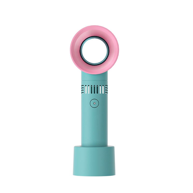 Mini Portable Fan USB Rech Mini Portable Fan USB Rechargeable Night Light Cooling Handheld Fan Three Speed