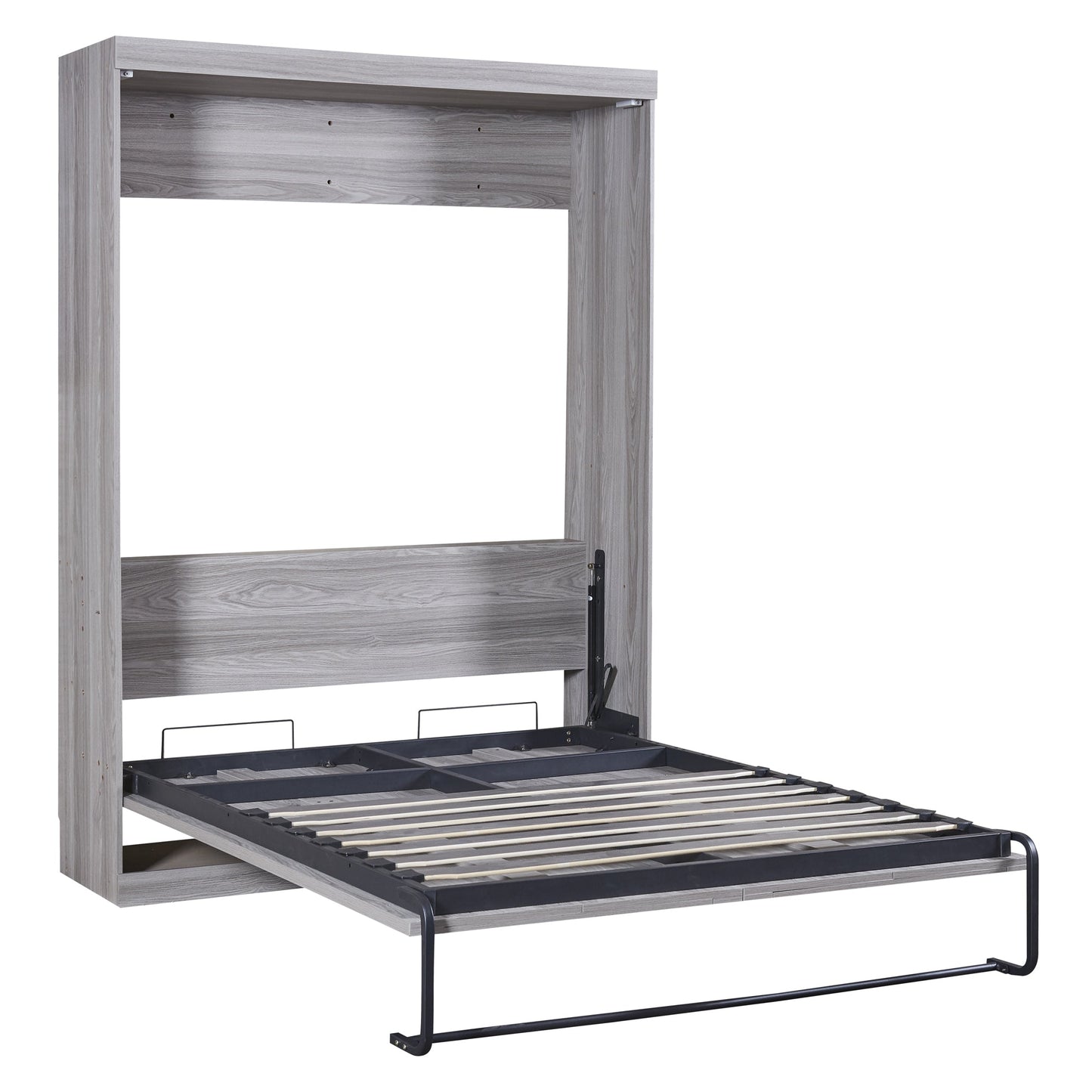 Full Size Murphy Bed, can be Folded into a Cabinet Gray