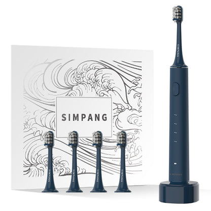 Smart Sonic Electric Toothbrush Soft Bristles Wireless Charging Adult Gift Box