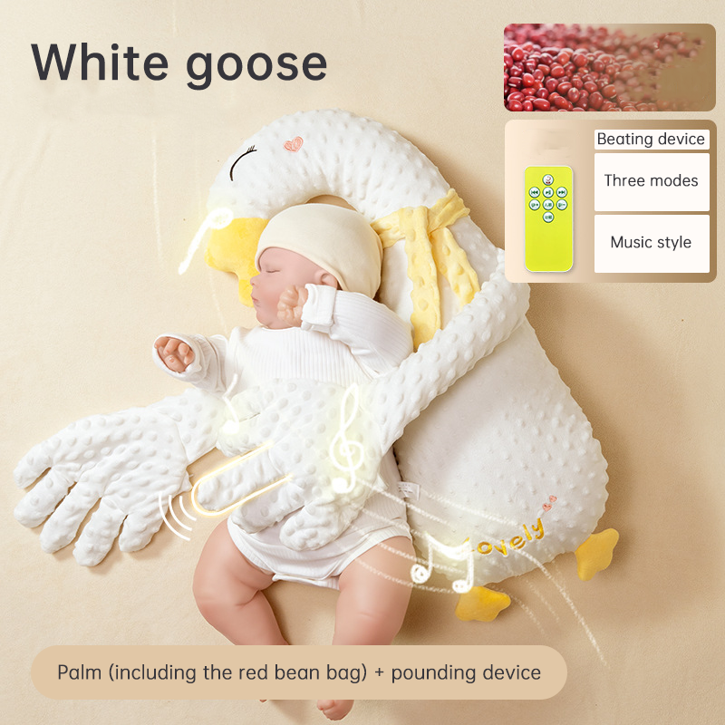 Babycare Soothing Sleep Aid: Anti-Moros Reflex Pillow and Patting Toy