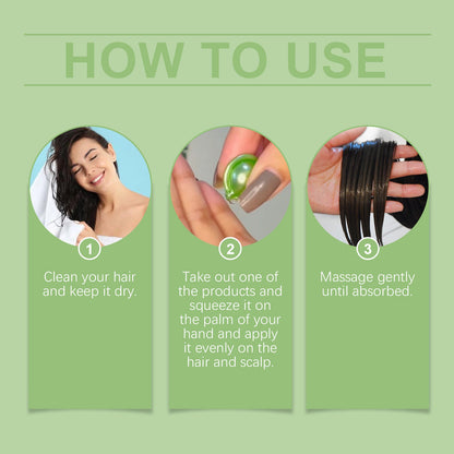 Rosemary Hair Care Capsules Nourishing Hair Care Capsules Soothing And Repairing Frizzy Rosemary Capsules