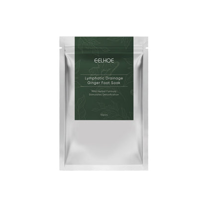 Ginger Foot Bath Pack Lymphatic Relief Muscle Soreness Slimming Foam Foot Pack To Remove Wet Cold Storm Sweat Body