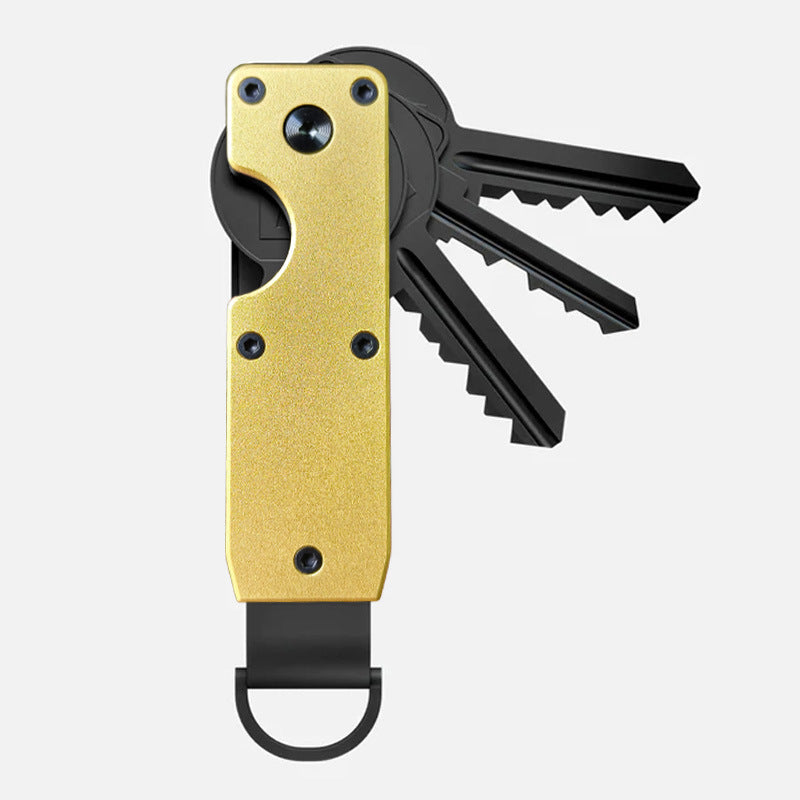 Keychain metal keychain aluminum alloy key storage keyclip