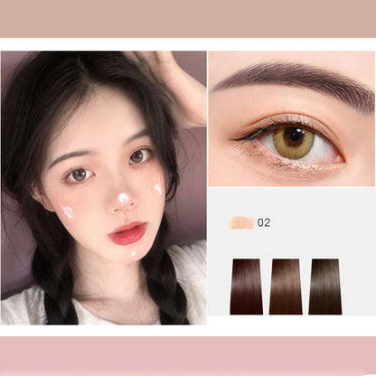 Four-Headed Bifurcated Eyebrow Pencil Simulation Wild Liquid Eyebrow Pencil Durable Waterproof Sweat-Proof And Easy To Color