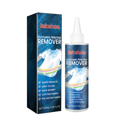 Clothing Printing Remover, Clothing Cleaning Fabric Print Pattern Pattern Letter Cleaning Remover