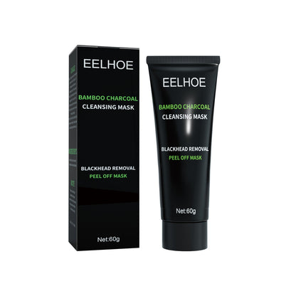 Bamboo Charcoal Blackhead Removal Mask, Deep Cleanse Pores And Acne T-Zone Oil Control With A Peel Mask