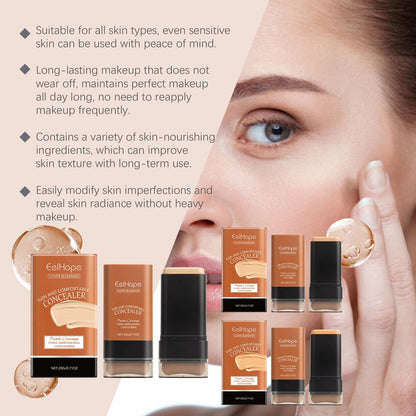 Clear Concealer Foundation Stick Natural Lightweight Radiance Radiance Radiance Non-Fake White Moisturizing Foundation Stick