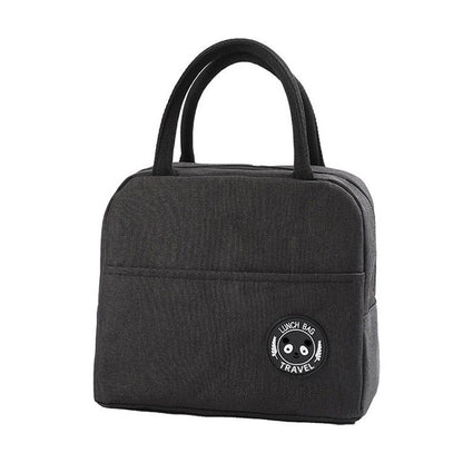 Fashion simple portable insulation bag waterproof fresh-keeping aluminum foil lunch box bag small lunch bag travel cooler bag