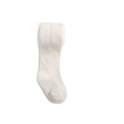 Spring And Summer Baby Girl Leggings Combed Cotton Boneless One-Piece Socks Mesh Outer Wear Cute Thin Children's Pantyhose