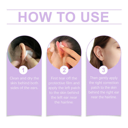 Ear Attachment Modifies Ear Contour With Solid Support For Invisible Breathable Fit Ear Line