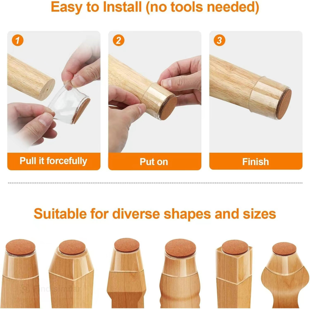 SilentGrip Chair Protectors