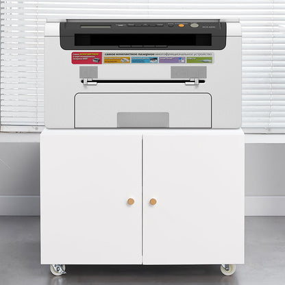Office furniture Copier Cabinet white mobile pedestal file Printer Stand