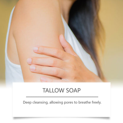 Milk Flavored Tallow Soap Moisturizes And Cleanses Pores With Bath Soap For Delicate Skin