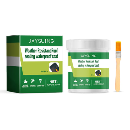 Weather-resistant roof sealing waterproof coating, home tile floor cracks waterproof and leakproof repair