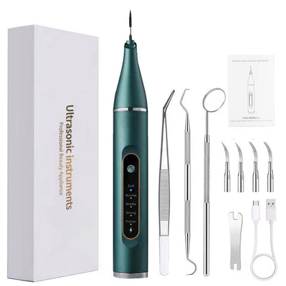 Ultrasonic dental cleaner portable oral care cleaning device stone removal and whitening dental cleaner