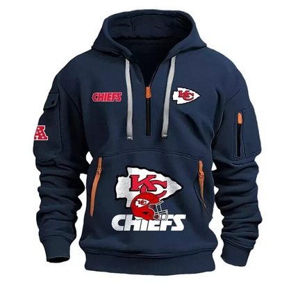 Men's Amazon Multi Pocket Zipper Hoodie
