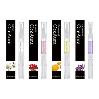 Oceaura Nail Care Nourishes Oil Pen, Moistens And Protects Nails And Nails With Anti-Dead Skin Barbs