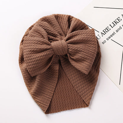 Pit Strip Children's Hat Double Bow Baby Baotou Cap Baby Warm Indian Tire Cap