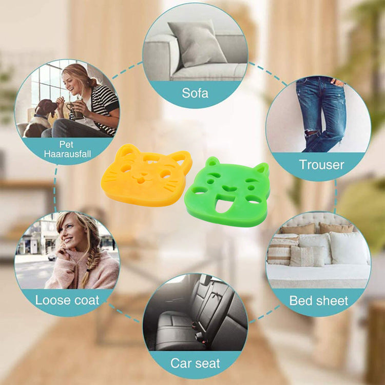 1PC Fur Zapper Pet Sticker Clothes Hair Remover Washing Machine Hair Remover Hair Removal Brush