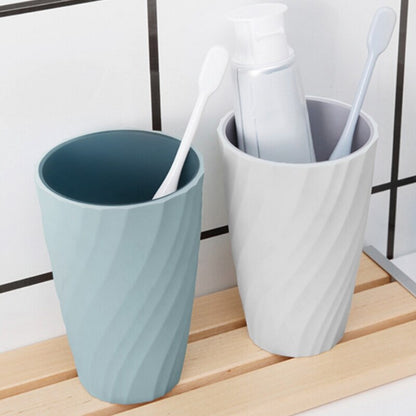 4 Colors Toothbrush Cup Threaded Double-Layer Tumblers Unbreakable Cups For Kids Bathroom Cup Toothbrush Mouthwash cup