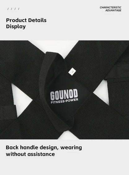 Fitness heavy shoulder straps bench press shoulder training straps shoulder support straps open shoulder straps ﻿