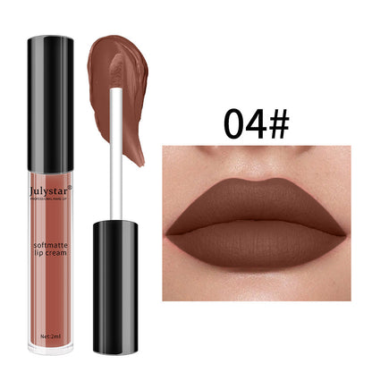 Christmas Makeup Powder Mist Matte Candy Lip Glaze Matte Long Lasting Moisturizing Liquid Lipstick