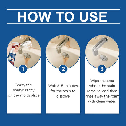 Bathroom Foam Cleaning Spray, Bathroom Wall Stain Removal Multi-Purpose Foam Cleaning Spray