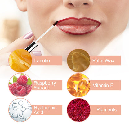 Peel Lip Liner, Outline Lip Shape Lip Color Waterproof Non-Smudging Peel Lip Liner Lip Brush