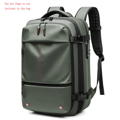 Air Tight Bags Valve Vacuum Compression Backpack system Expandable waterproof bagpack back pack travel laptop bag backpacks