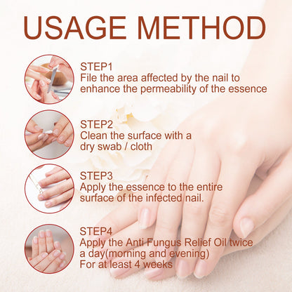 7 Day Nail Care Essence Grey Nail, Hand, Foot And Nail Nourishing Cleansing Essence