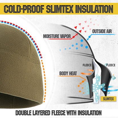 M-Tac Watch Cap Fleece with Slimtex (320 g/m2)