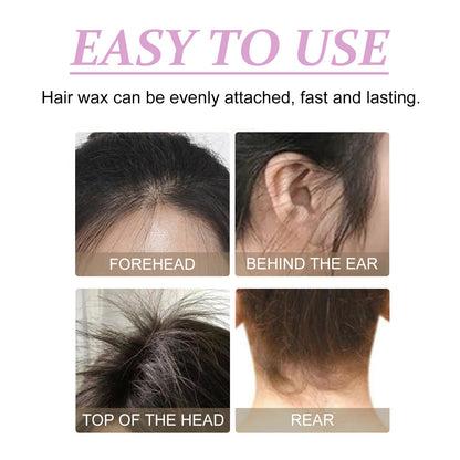 Edge Control Hair Wax, Fluffy Lightsome Matte Easy To Finalize The Lasting Stereo Modelling Mud