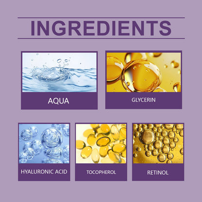 Retinol Facial Essence, Hydrates And Moisturizes Soft And Tender Skin For A Variety Of Skin Types