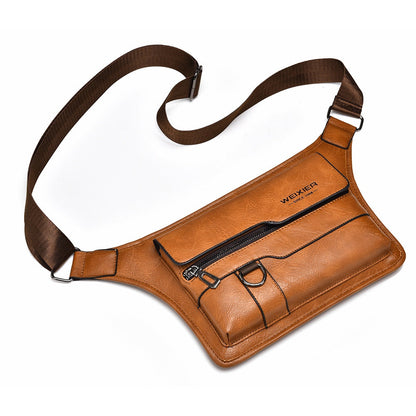 Men's large capacity waterproof chest bag large capacity crossbody bag shoulder bag ﻿