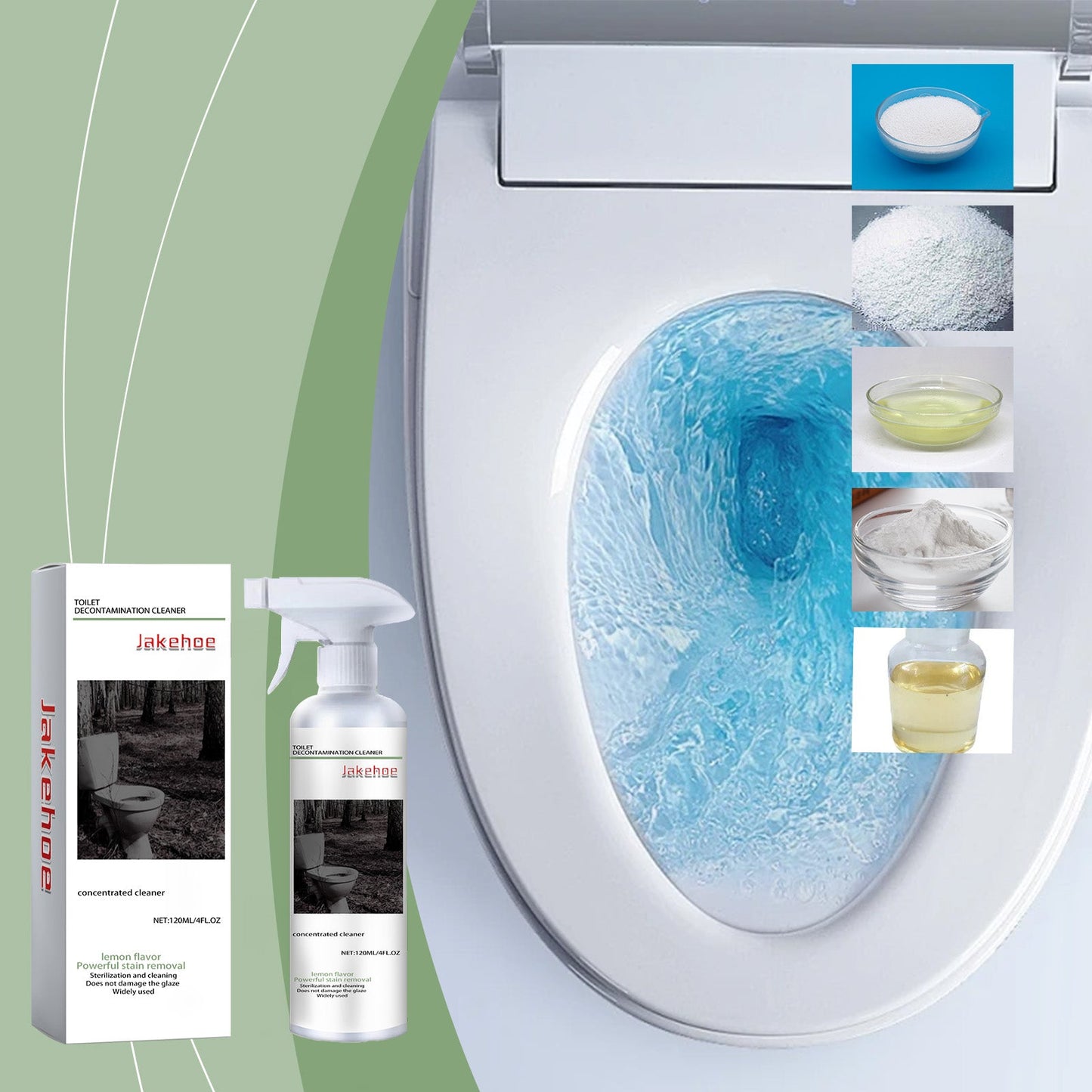 Toilet Decontamination Cleaner Household Toilet Quick Decontamination Decontamination Deodorization Cleaning Cleaner