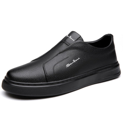 Sneakers with a casual style and anti slip lace up flat bottom with soft sole and soft surface can be easily kicked with one foot