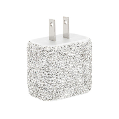 Diamond studded phone charger US standard PD20W phone charger suitable for Apple phone fast charging head