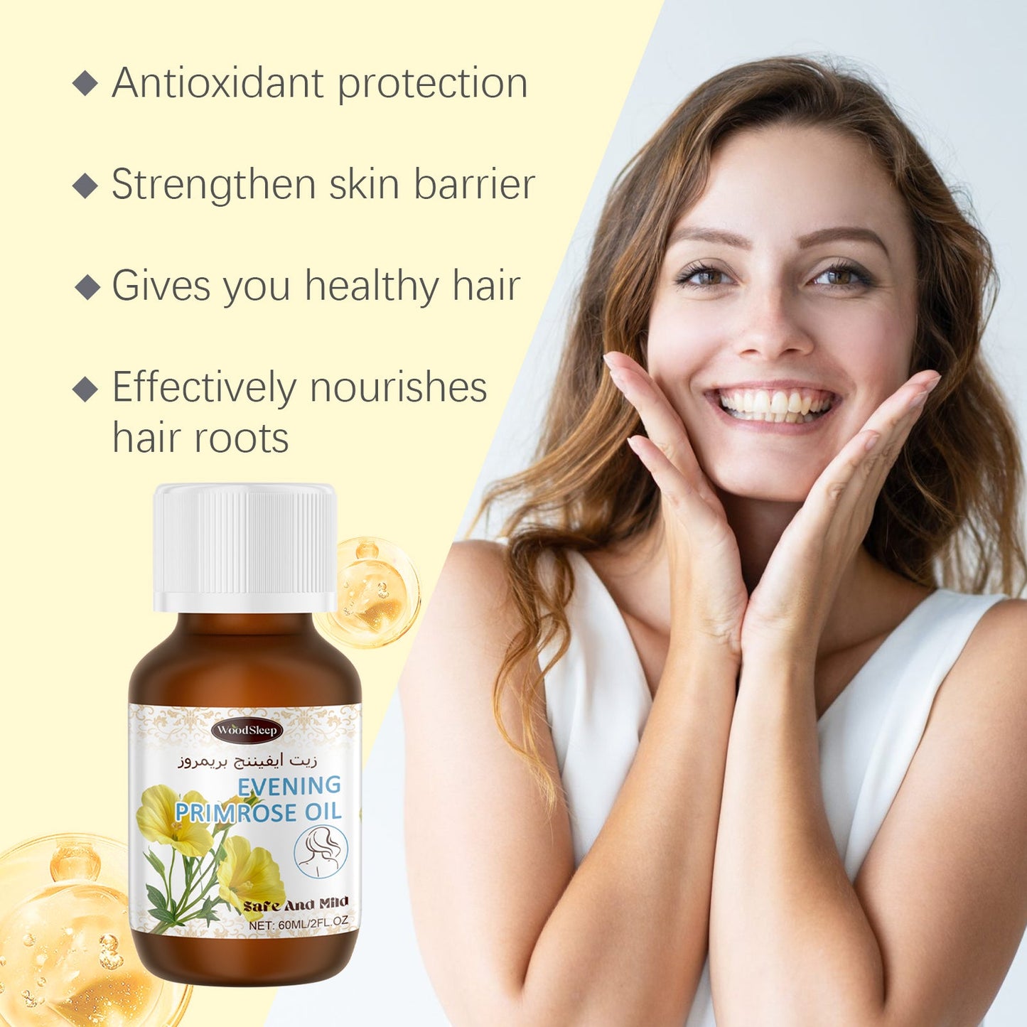 Woodsleep Evening Primrose Care Oil Hair Care Hair Care Oil