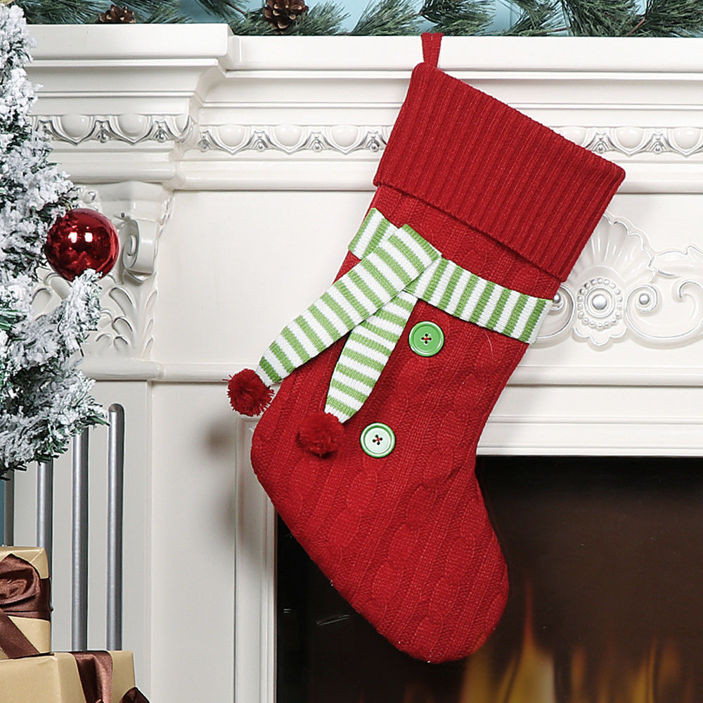 Christmas gift bags Christmas decoration gifts candy bags Halloween scarves Christmas socks